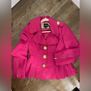 Hot pink coat